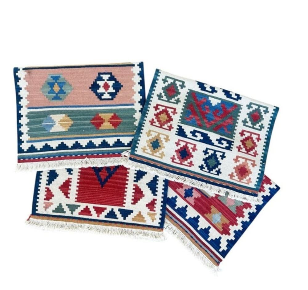 Set of 4 Placemats Western Printed 25"x16.5"